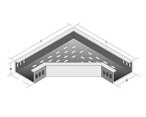 XQJ-P-01托盘式水平弯通(图1) XQJ-P-01托盘式水平弯通(图1)